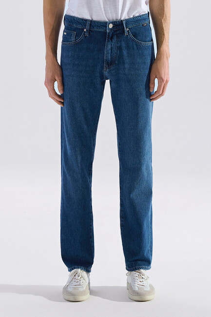 Erkek Hunter Classic Jean Pantolon 00202A3987 Mavi - Thumbnail