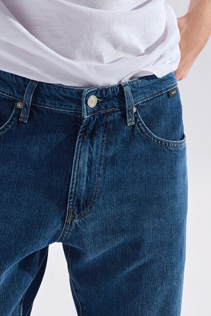Erkek Hunter Classic Jean Pantolon 00202A3987 Mavi - Thumbnail