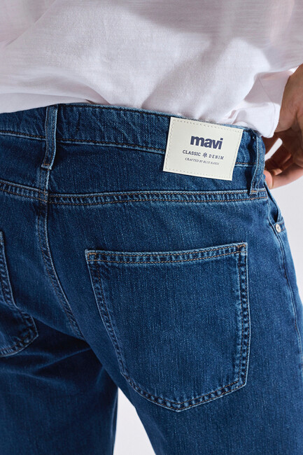 Erkek Hunter Classic Jean Pantolon 00202A3987 Mavi - Thumbnail