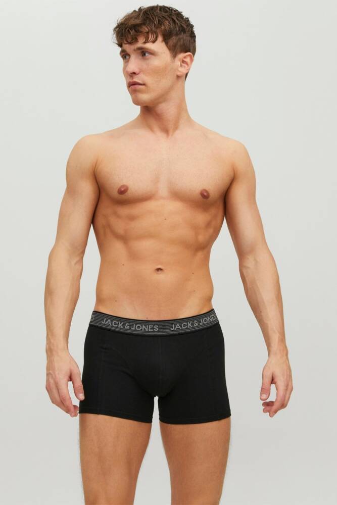 Erkek Jacwaıstband 3 Lü Boxer 12127816 Gri  - 5