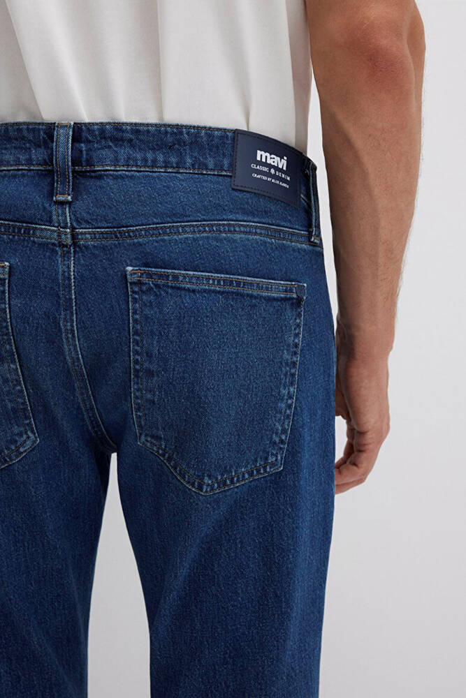 Erkek Jake Classic Comfort Jean Pantolon 0042290387 Mavi 
