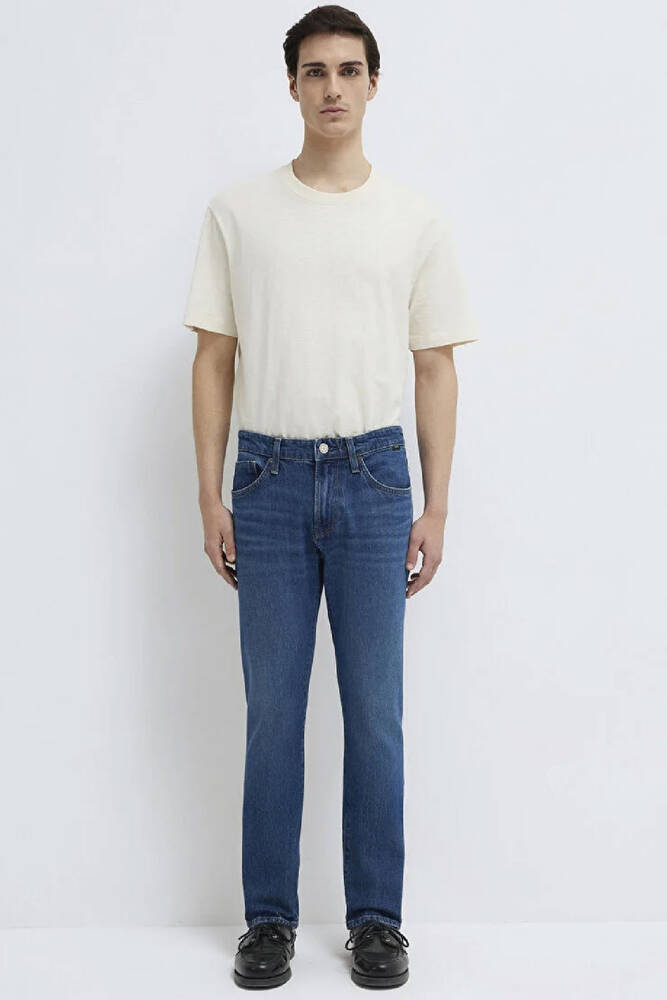 Erkek Jake Classic Comfort Jean Pantolon 0042290387 Mavi 
