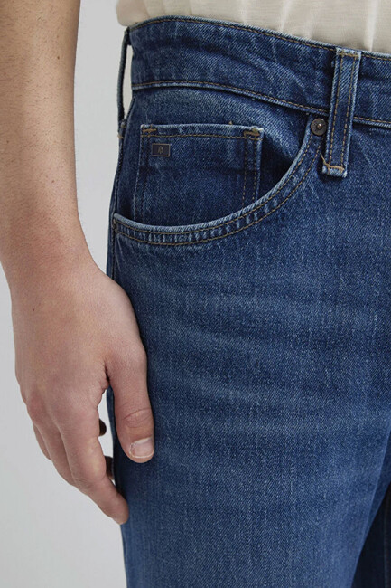 Erkek Jake Classic Comfort Jean Pantolon 0042290387 Mavi - Thumbnail