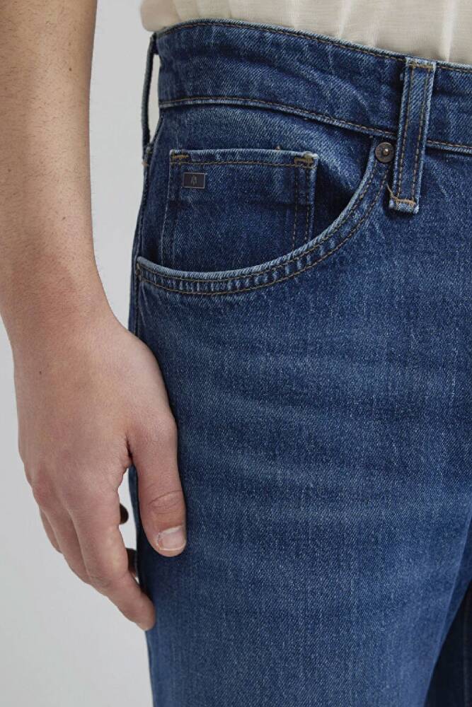 Erkek Jake Classic Comfort Jean Pantolon 0042290387 Mavi  - 7