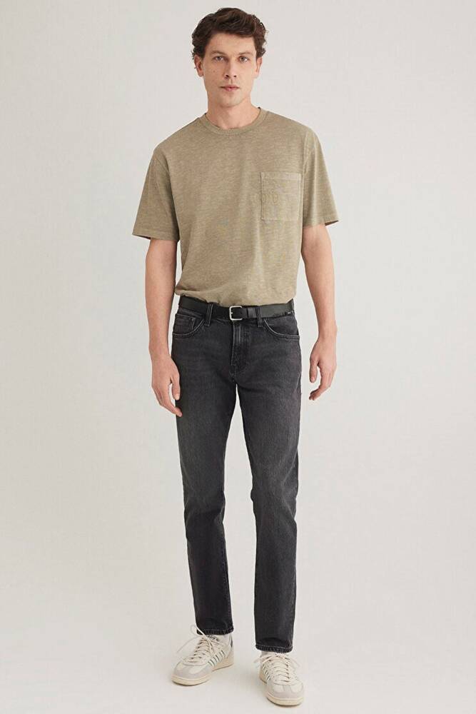 Erkek Jake Classic Jean Pantolon 0042288295 Gri 