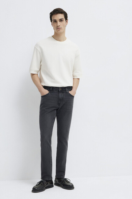 Erkek Jake Classic Jean Pantolon 0042288295 Gri