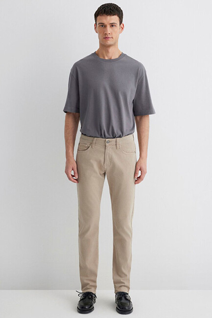 Erkek Jake Comfort Jean Pantolon 0042286571 Bej - Thumbnail