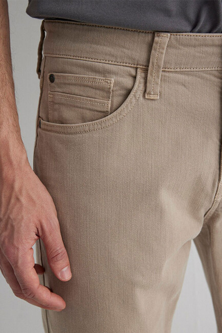 Erkek Jake Comfort Jean Pantolon 0042286571 Bej - Thumbnail
