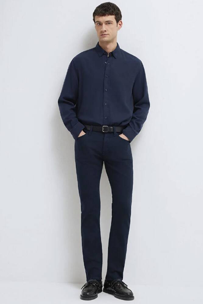 Erkek Jake Comfort Jean Pantolon 0042290682 Lacivert - 2