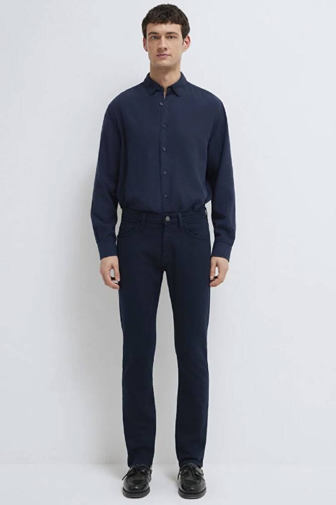 Erkek Jake Comfort Jean Pantolon 0042290682 Lacivert - 3