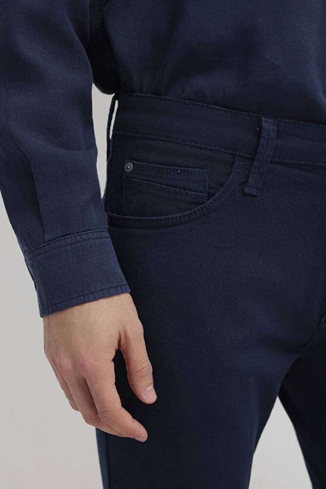 Erkek Jake Comfort Jean Pantolon 0042290682 Lacivert - 7
