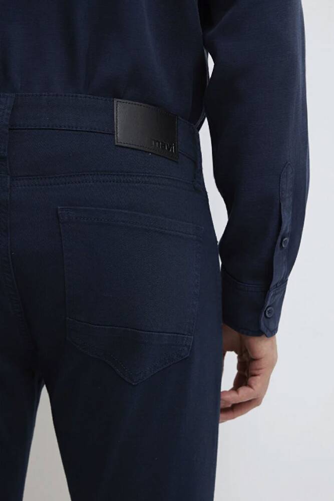 Erkek Jake Comfort Jean Pantolon 0042290682 Lacivert - 8
