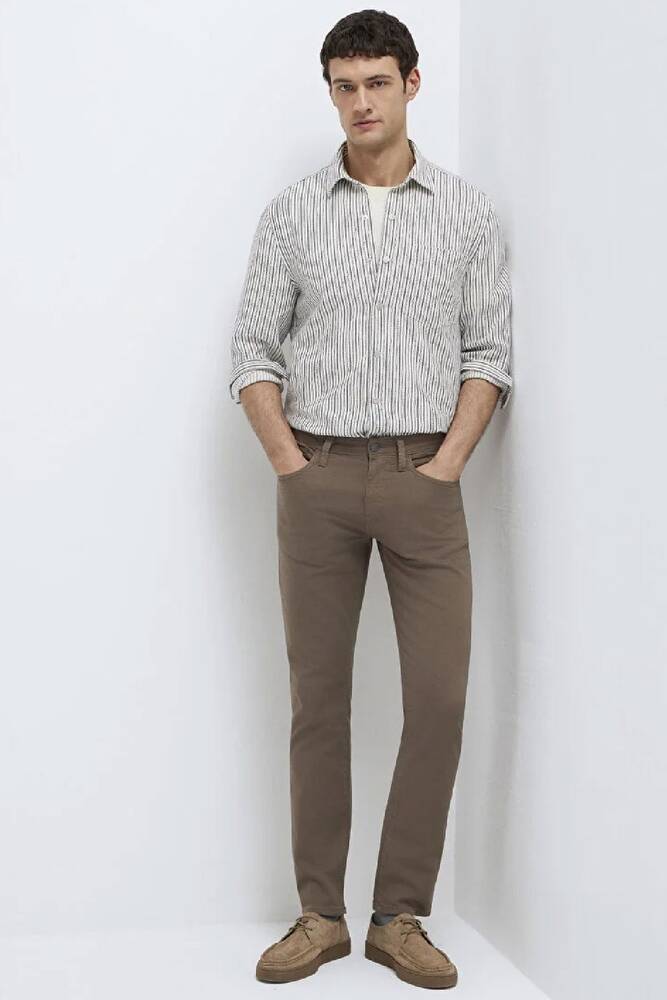 Erkek Jake Comfort Jean Pantolon 00422A2788 Kahve 