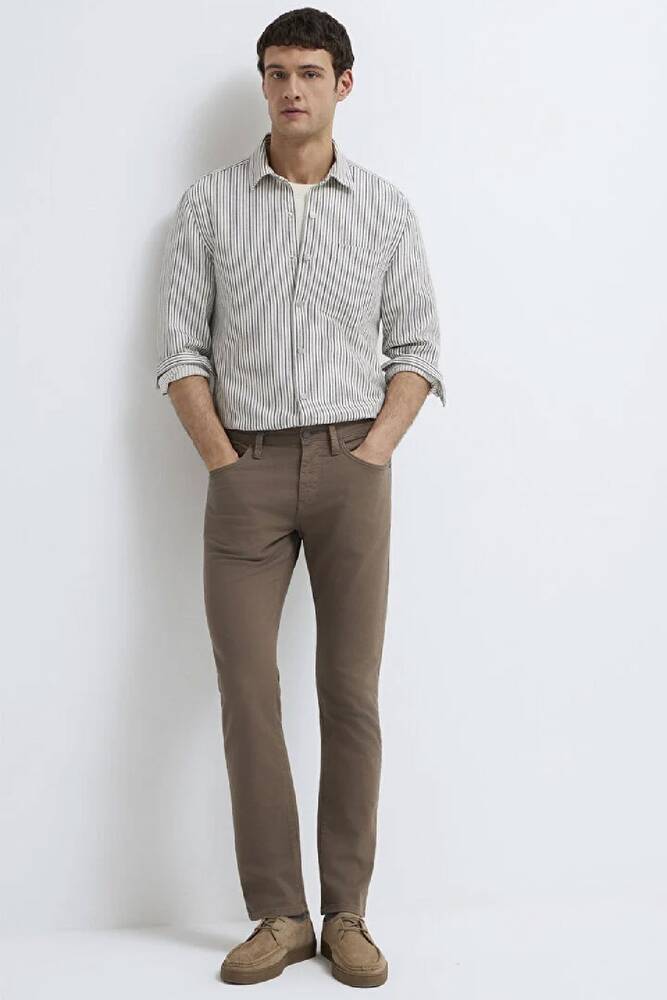 Erkek Jake Comfort Jean Pantolon 00422A2788 Kahve 