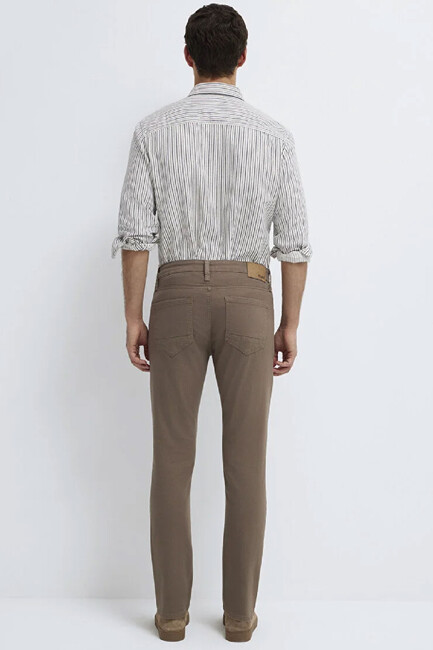 Erkek Jake Comfort Jean Pantolon 00422A2788 Kahve - Thumbnail