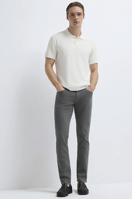 Erkek Jake Comfort Renkli Denim Pantolon 00422A2940 Yeşil (1)