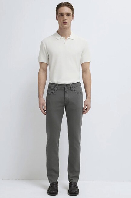 Erkek Jake Comfort Renkli Denim Pantolon 00422A2940 Yeşil (3)