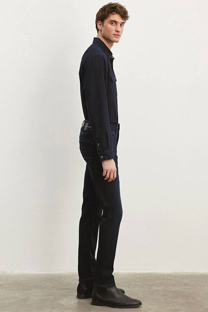 Erkek Jake Ink Pro Sport Jean Pantolon 0042235208 Mavi 