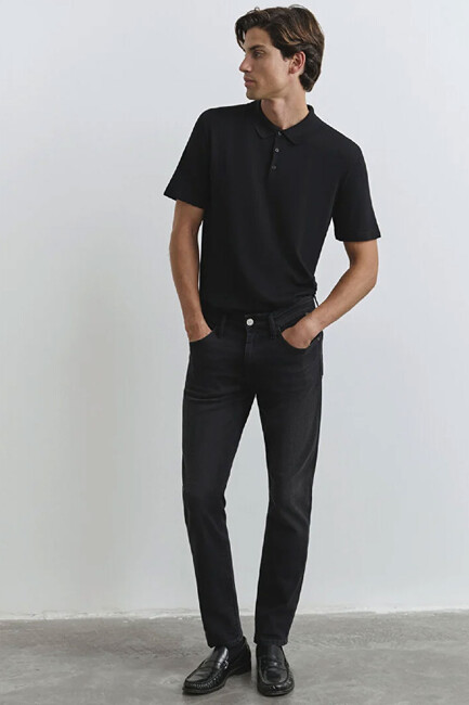 Erkek Jake Lux Black Jean Pantolon 0042286544 Gri (1)