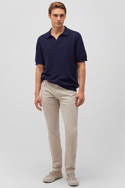 Erkek Jake Mavi Black Gabardin Pantolon 0042288058 Bej (1)