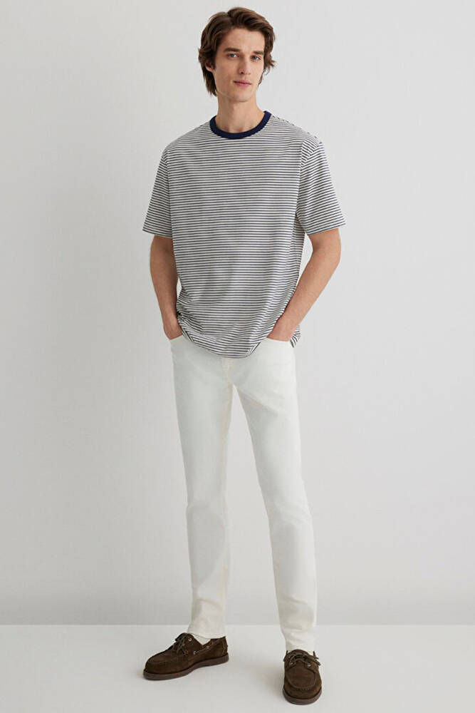 Erkek Jake Mavi Black Jean Pantolon 0042288003 Beyaz 