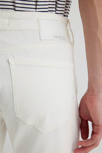 Erkek Jake Mavi Black Jean Pantolon 0042288003 Beyaz - Thumbnail