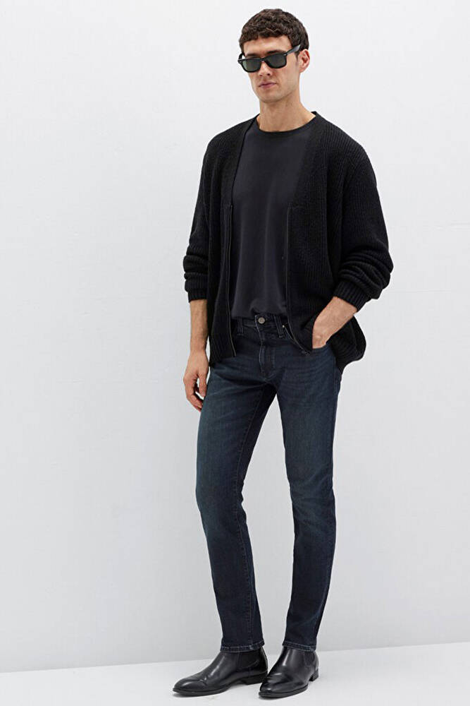 Erkek Jake Mossy Lux Black Jean Pantolon 0042287868 Lacivert 