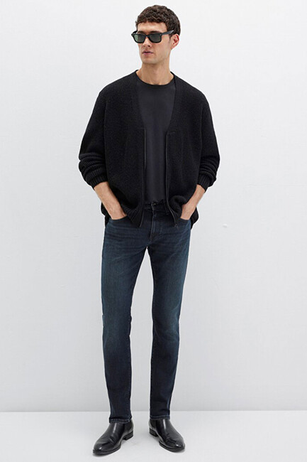 Erkek Jake Mossy Lux Black Jean Pantolon 0042287868 Lacivert (3)