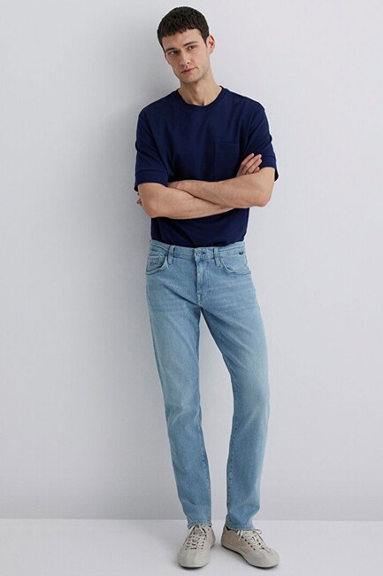 Erkek Jake Premium Blue Jean Pantolon 0042287127 Mavi (1)
