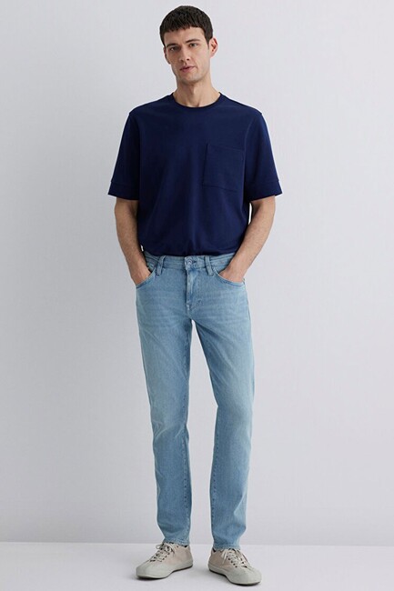 Erkek Jake Premium Blue Jean Pantolon 0042287127 Mavi (2)