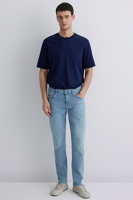 Erkek Jake Premium Blue Jean Pantolon 0042287127 Mavi (3)