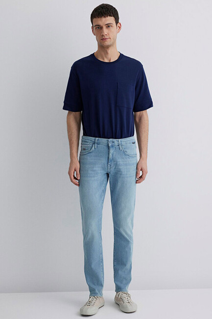 Erkek Jake Premium Blue Jean Pantolon 0042287127 Mavi - Thumbnail