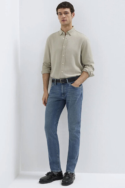 Erkek Jake Premium Jean Pantolon 00422A1728 Mavi (2)