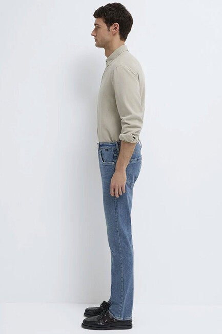 Erkek Jake Premium Jean Pantolon 00422A1728 Mavi (3)