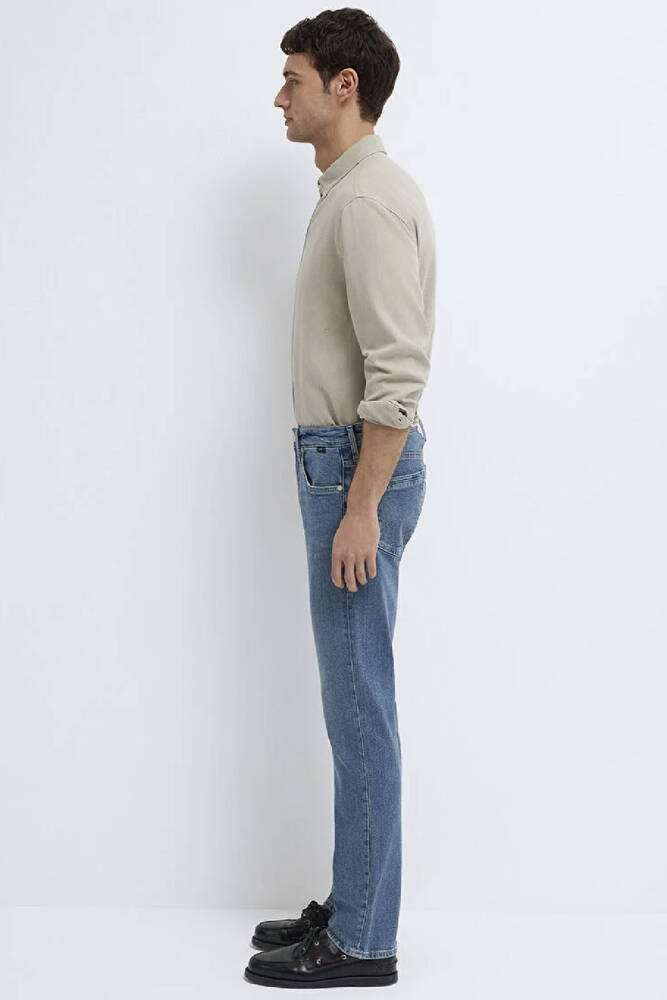 Erkek Jake Premium Jean Pantolon 00422A1728 Mavi 