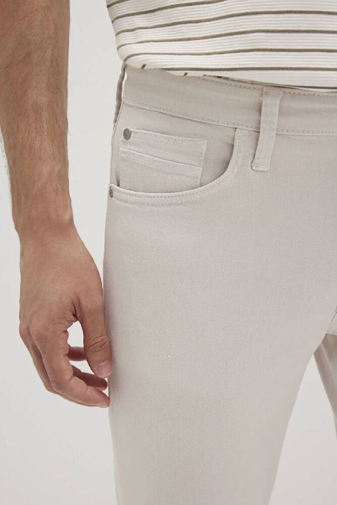 Erkek Jake Renkli Jean Pantolon 0042222763 Ekru 