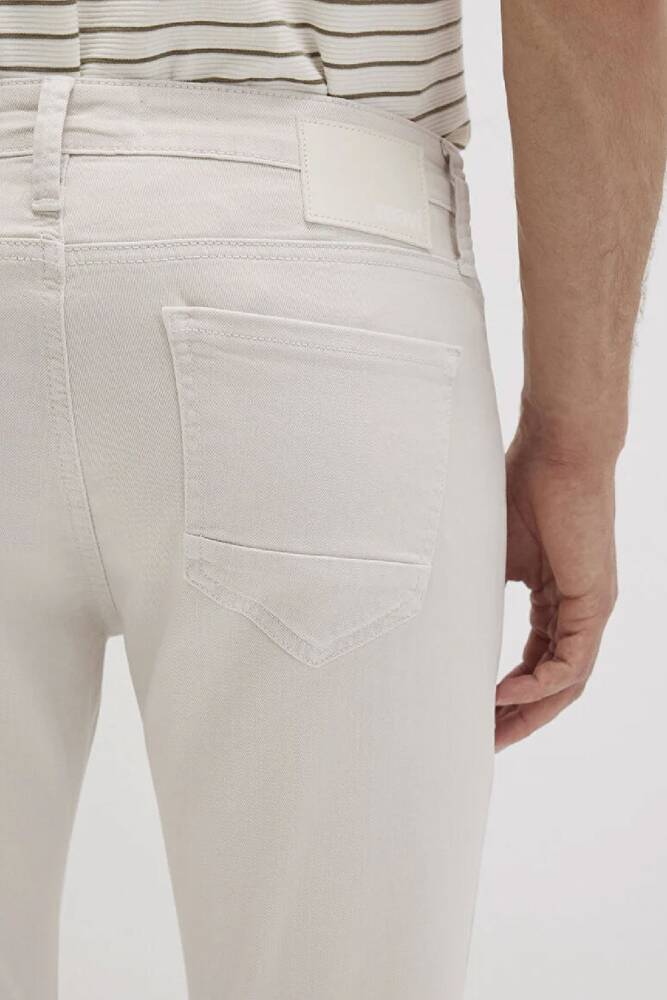 Erkek Jake Renkli Jean Pantolon 0042222763 Ekru 