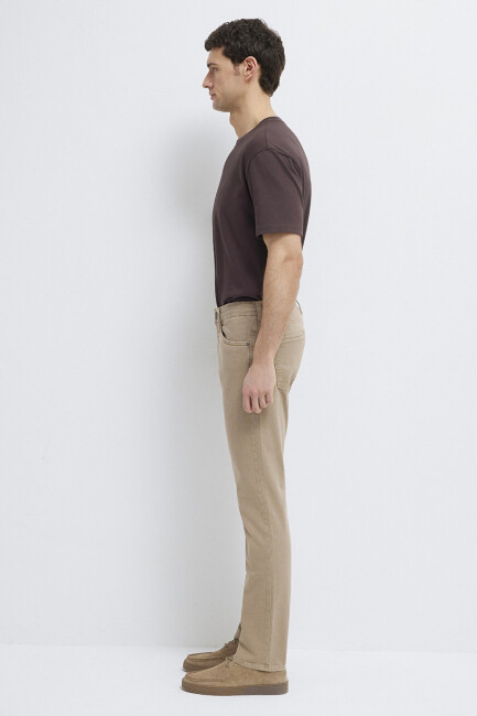 Erkek Jake Renkli Jean Pantolon 0042281549 Bej  - 4