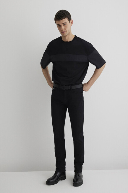 Erkek Jake Zift Black Pro Jean Pantolon 0042232200 Siyah (1)