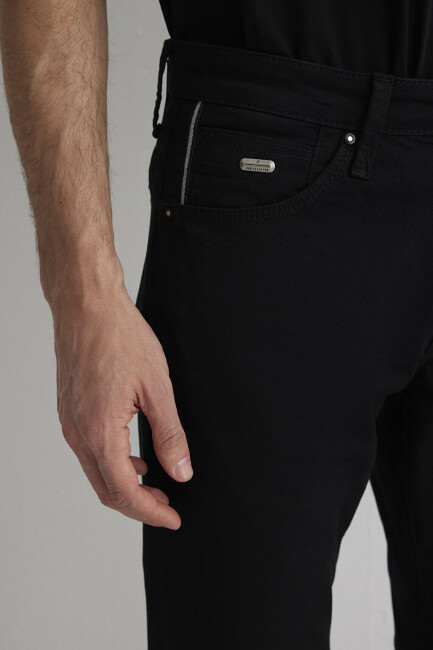 Erkek Jake Zift Black Pro Jean Pantolon 0042232200 Siyah - 6