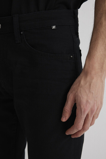 Erkek Jake Zift Black Pro Jean Pantolon 0042232200 Siyah - 7