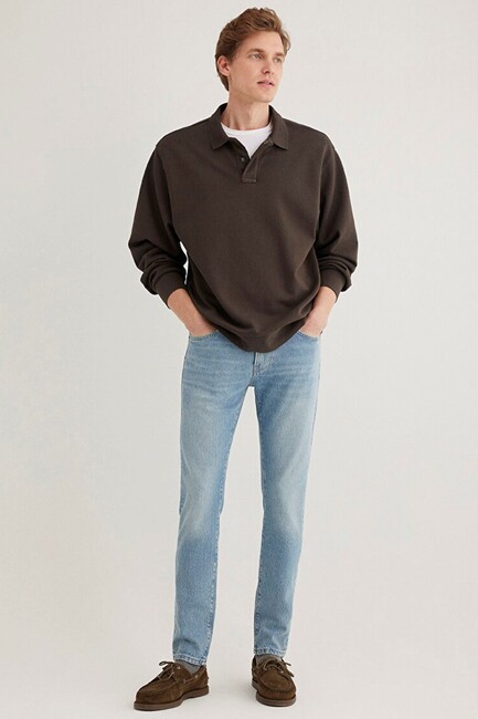 Erkek James Classic Jean Pantolon 0042486407 Mavi (1)