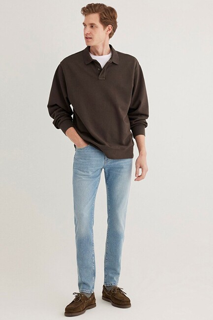 Erkek James Classic Jean Pantolon 0042486407 Mavi (2)