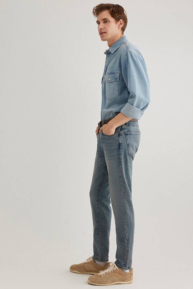 Erkek James Classic Jean Pantolon 0042489278 Mavi 