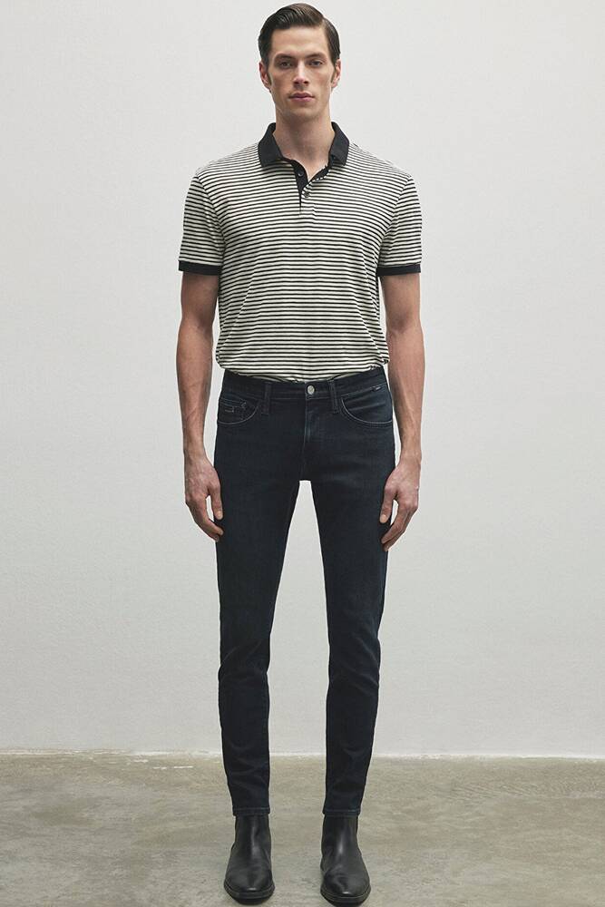 Erkek James Lux Black Jean Pantolon 0042486543 Lacivert 