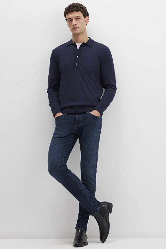 Erkek James Lux Black Jean Pantolon 0042490825 Lacivert 