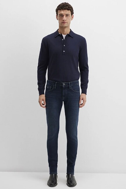 Erkek James Lux Black Jean Pantolon 0042490825 Lacivert - Thumbnail