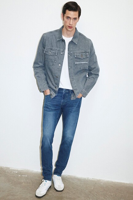 Erkek James Premium Jean Pantolon 0042486533 Mavi (1)