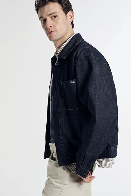 Erkek Jeran Edition Denim Ceket 0111229-A1711 Lacivert (2)
