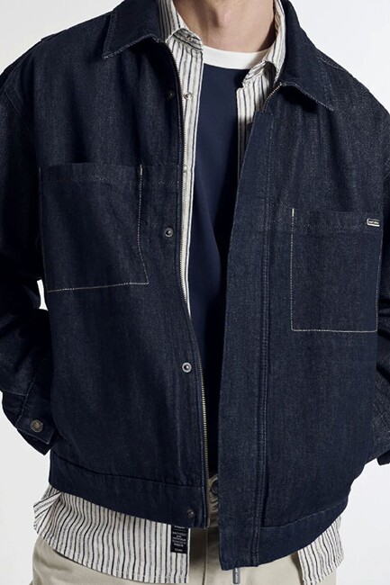 Erkek Jeran Edition Denim Ceket 0111229-A1711 Lacivert (3)